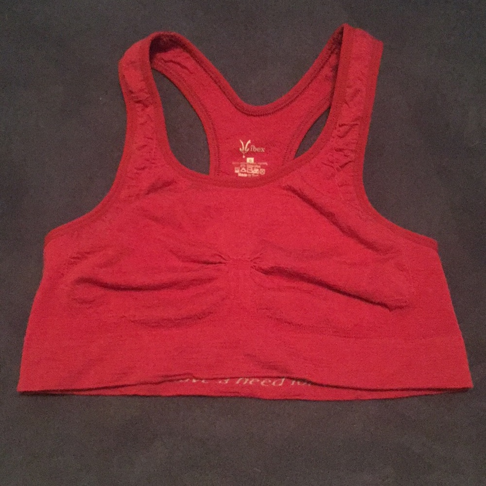 Ibex wool sports bra size XS/S